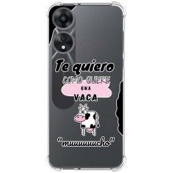 Funda Silicona Antigolpes para Oppo A78 5G diseño Vaca Dibujos