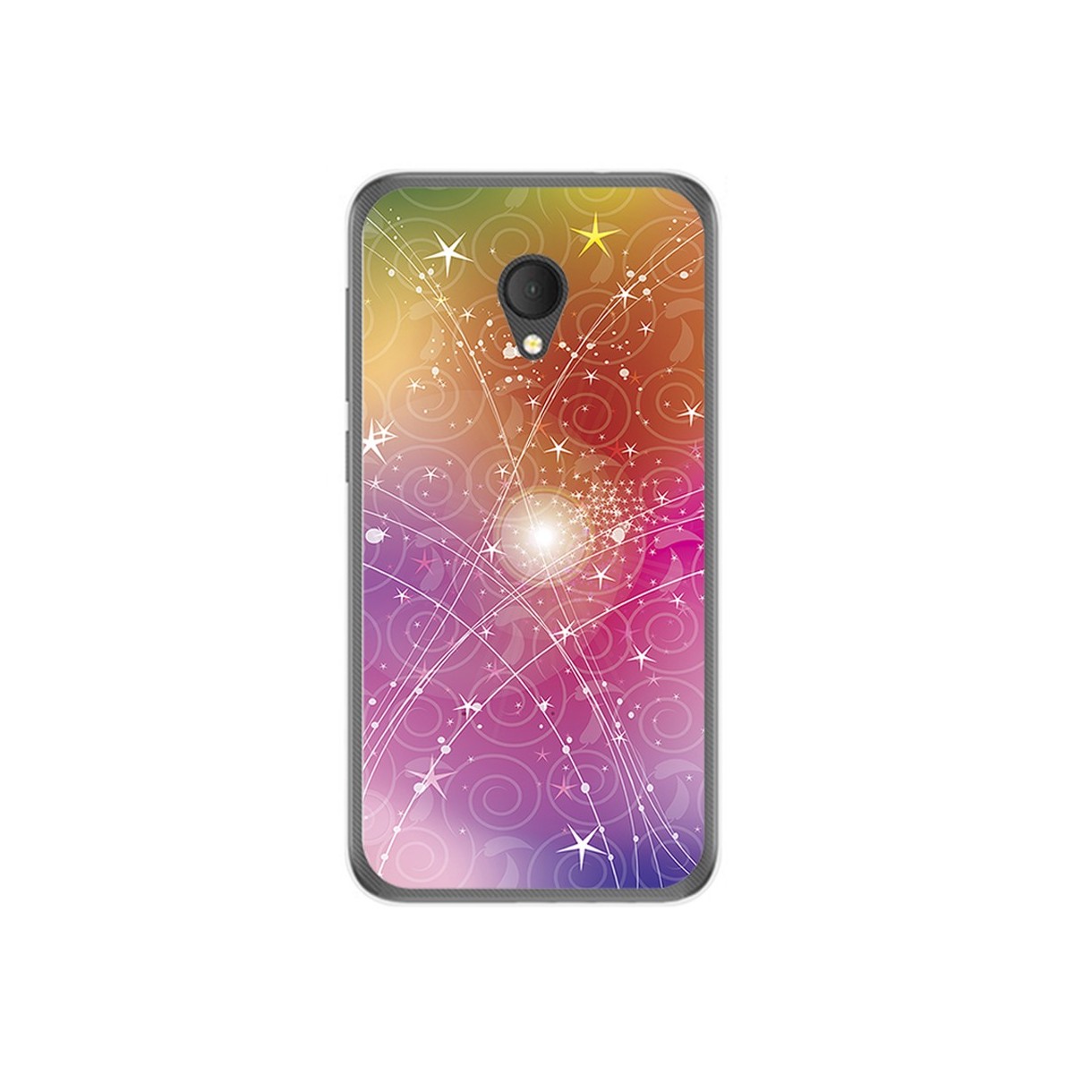Funda Gel Tpu para Alcatel U5 Hd / U5 Hd Premium Diseño Abstracto Dibujos