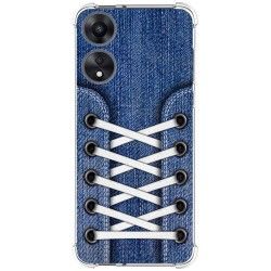 Funda Silicona Antigolpes para Oppo A78 5G diseño Zapatillas 01 Dibujos