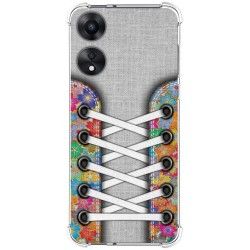 Funda Silicona Antigolpes para Oppo A78 5G diseño Zapatillas 04 Dibujos
