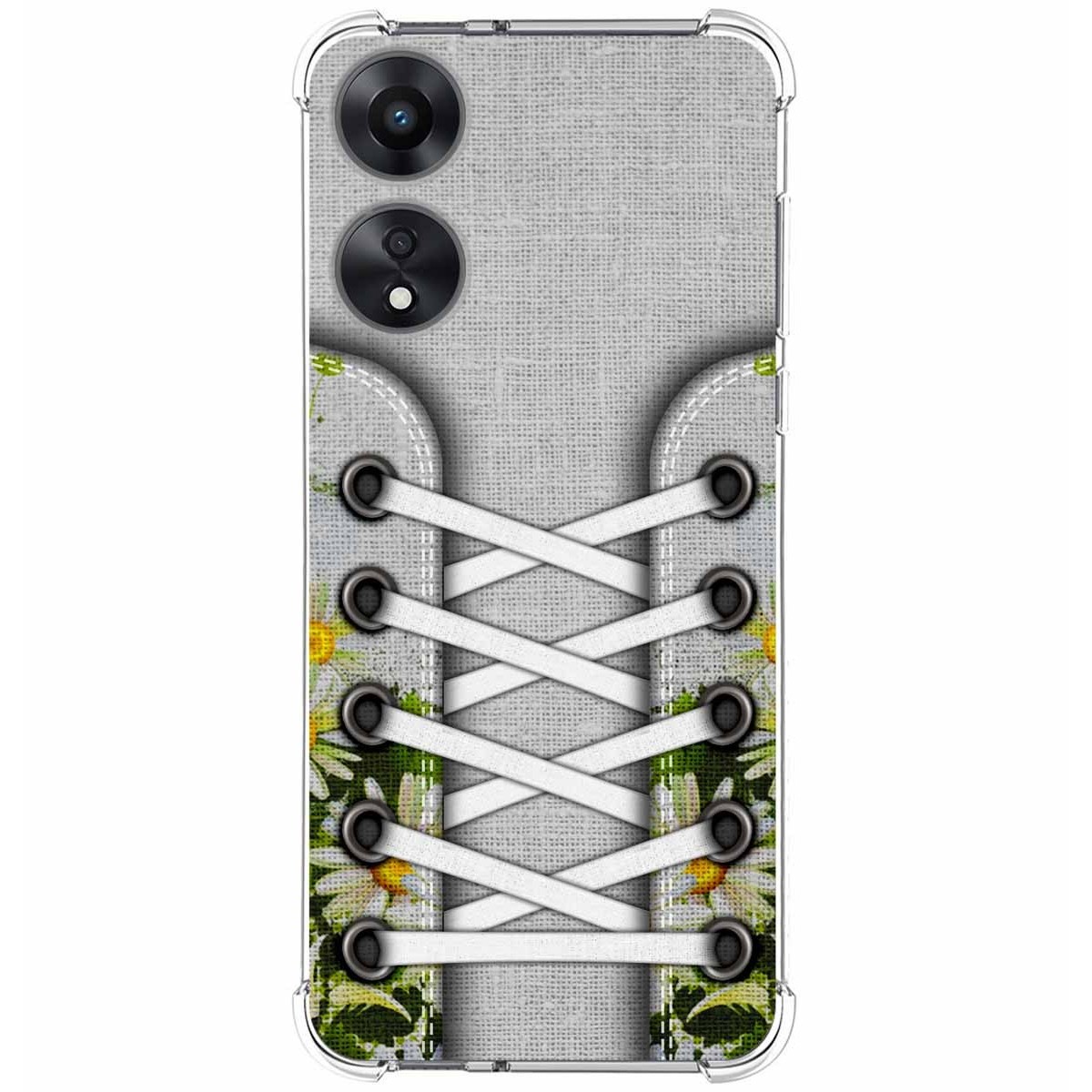 Funda Silicona Antigolpes para Oppo A78 5G diseño Zapatillas 08 Dibujos