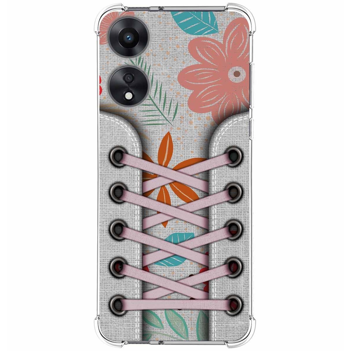 Funda Silicona Antigolpes para Oppo A78 5G diseño Zapatillas 09 Dibujos