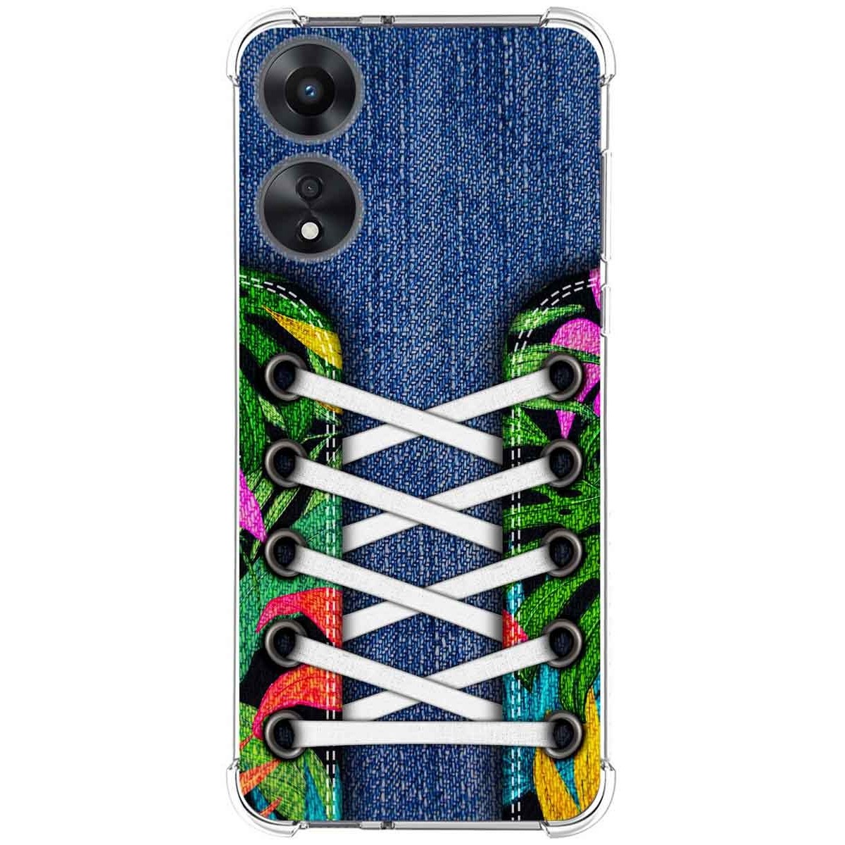 Funda Silicona Antigolpes para Oppo A78 5G diseño Zapatillas 13 Dibujos