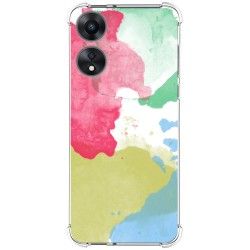 Funda Silicona Antigolpes para Oppo A78 5G diseño Acuarela 02 Dibujos
