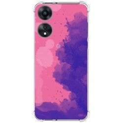 Funda Silicona Antigolpes para Oppo A78 5G diseño Acuarela 07 Dibujos