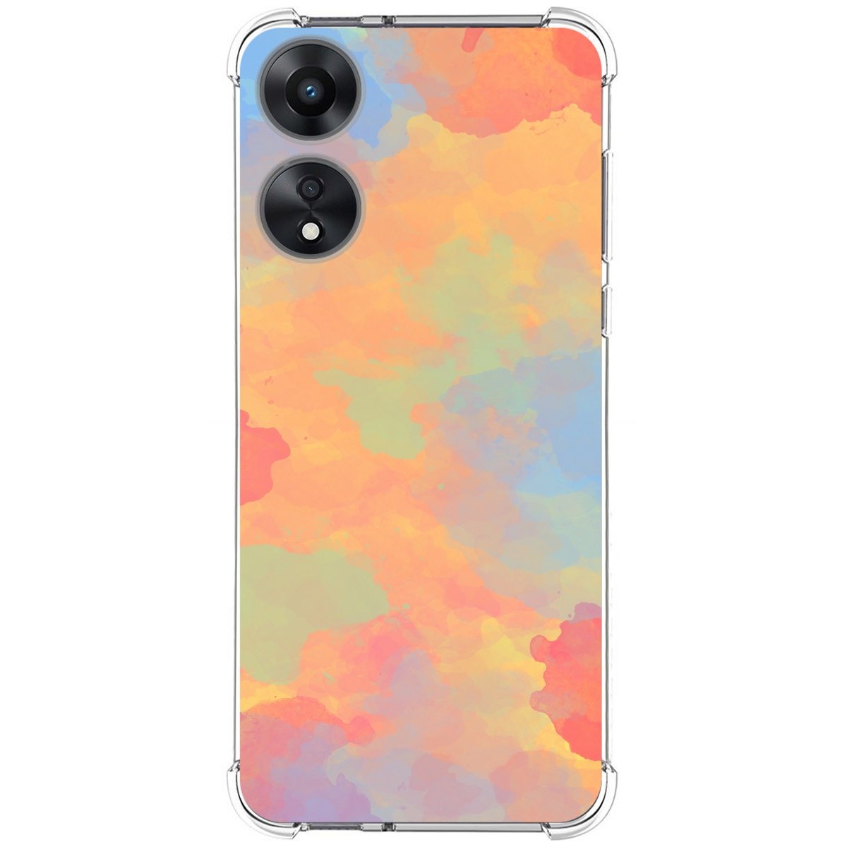 Funda Silicona Antigolpes para Oppo A78 5G diseño Acuarela 08 Dibujos