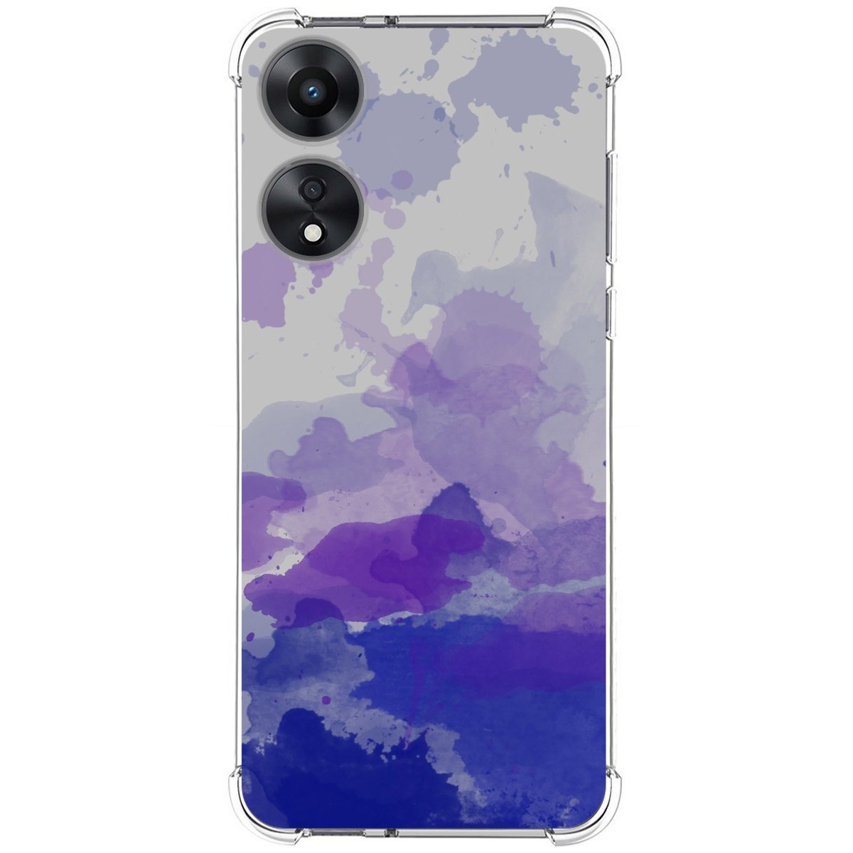 Funda Silicona Antigolpes para Oppo A78 5G diseño Acuarela 09 Dibujos