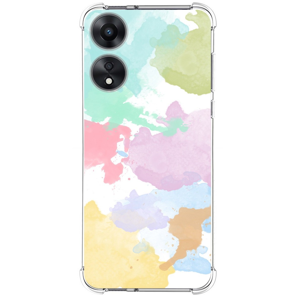 Funda Silicona Antigolpes para Oppo A78 5G diseño Acuarela 11 Dibujos