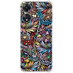 Funda Silicona Antigolpes para Oppo A78 5G diseño Flores 04 Dibujos
