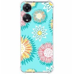 Funda Silicona Antigolpes para Oppo A78 5G diseño Flores 05 Dibujos