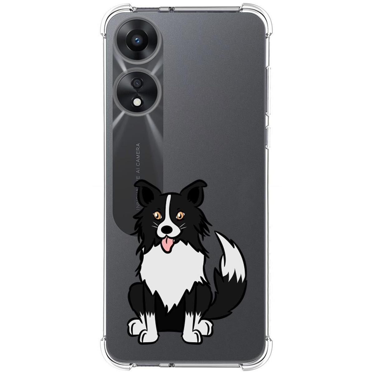 Funda Silicona Antigolpes para Oppo A78 5G diseño Perros 01 Dibujos
