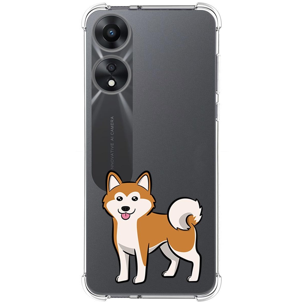 Funda Silicona Antigolpes para Oppo A78 5G diseño Perros 02 Dibujos