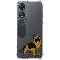 Funda Silicona Antigolpes para Oppo A78 5G diseño Perros 03 Dibujos