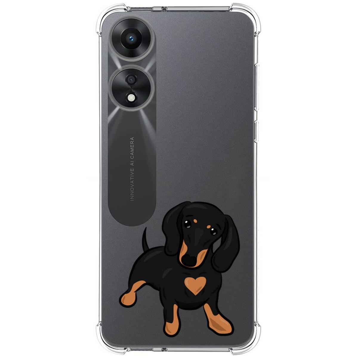 Funda Silicona Antigolpes para Oppo A78 5G diseño Perros 04 Dibujos