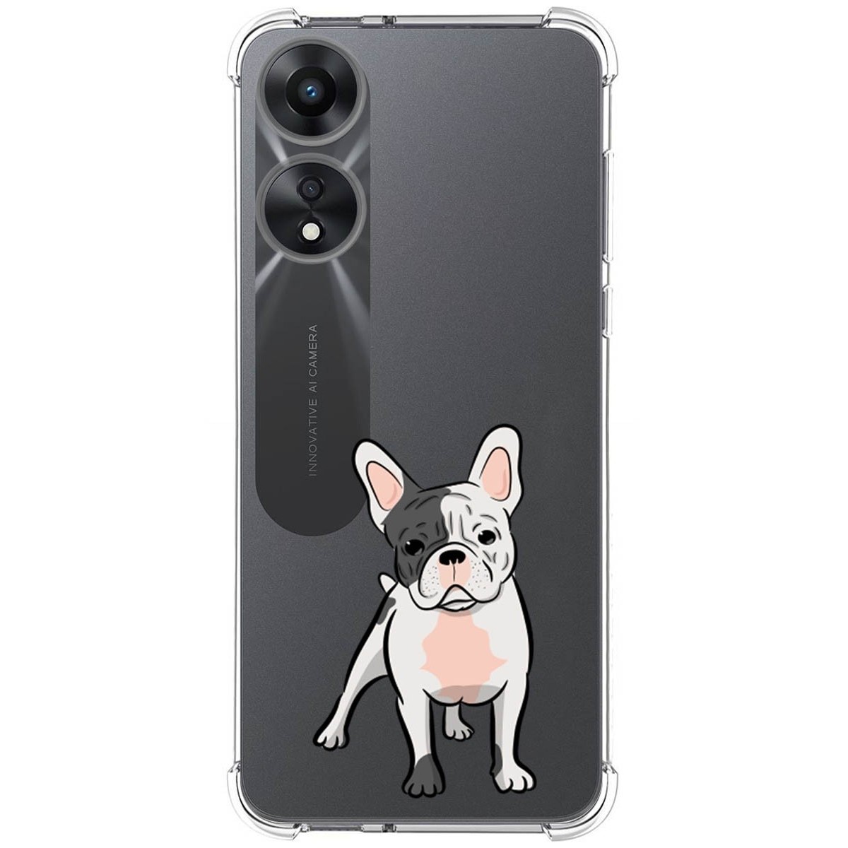 Funda Silicona Antigolpes para Oppo A78 5G diseño Perros 06 Dibujos