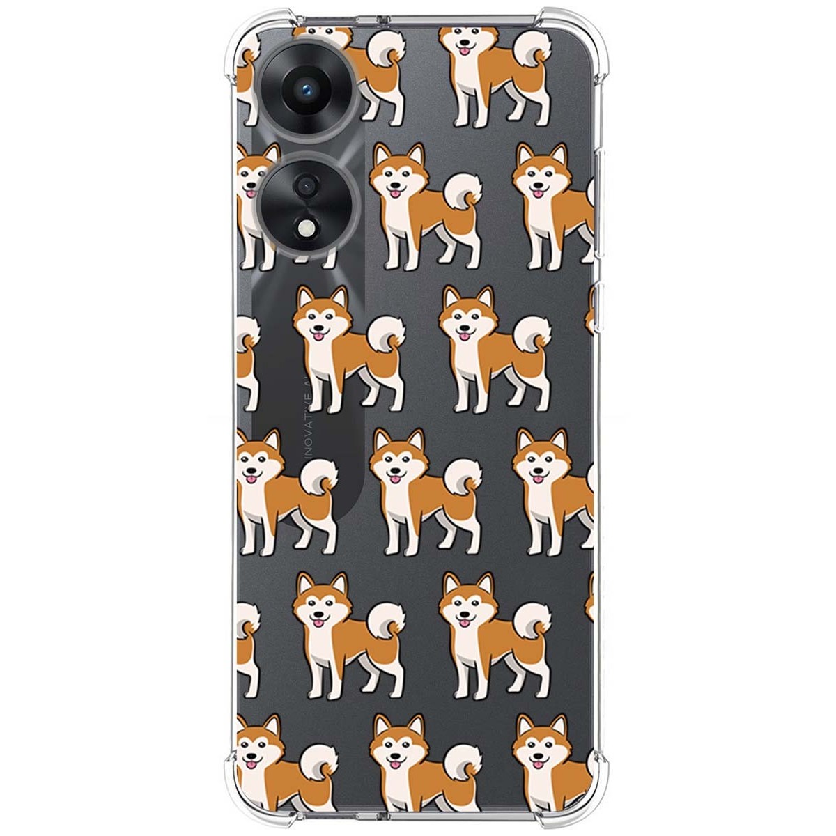 Funda Silicona Antigolpes para Oppo A78 5G diseño Perros 08 Dibujos