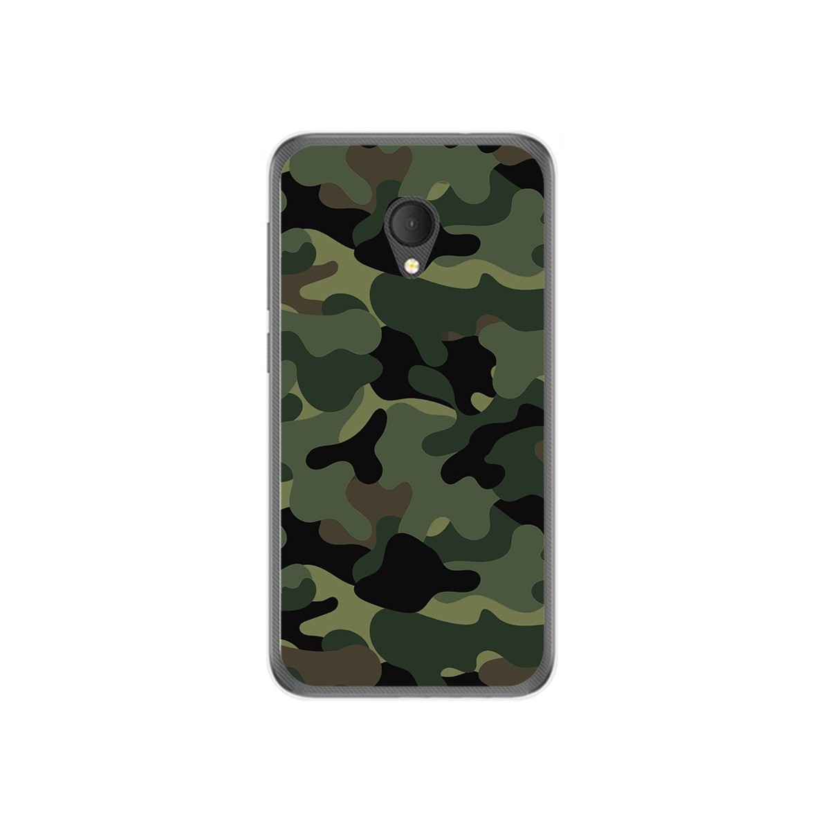Funda Gel Tpu para Alcatel U5 Hd / U5 Hd Premium Diseño Camuflaje Dibujos