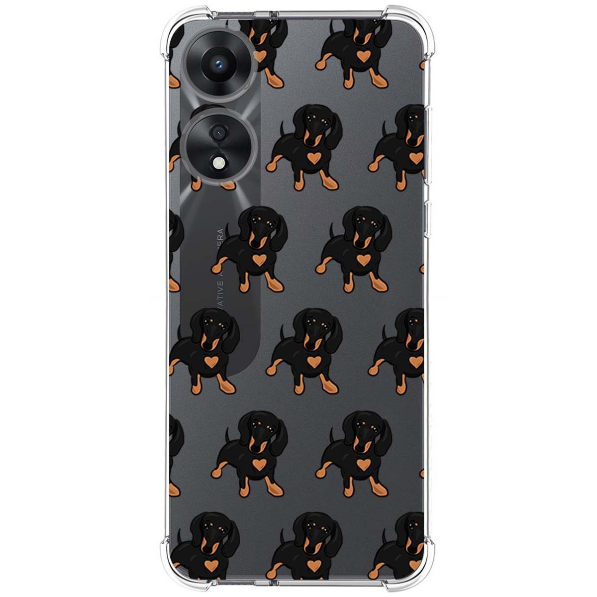 Funda Silicona Antigolpes para Oppo A78 5G diseño Perros 10 Dibujos