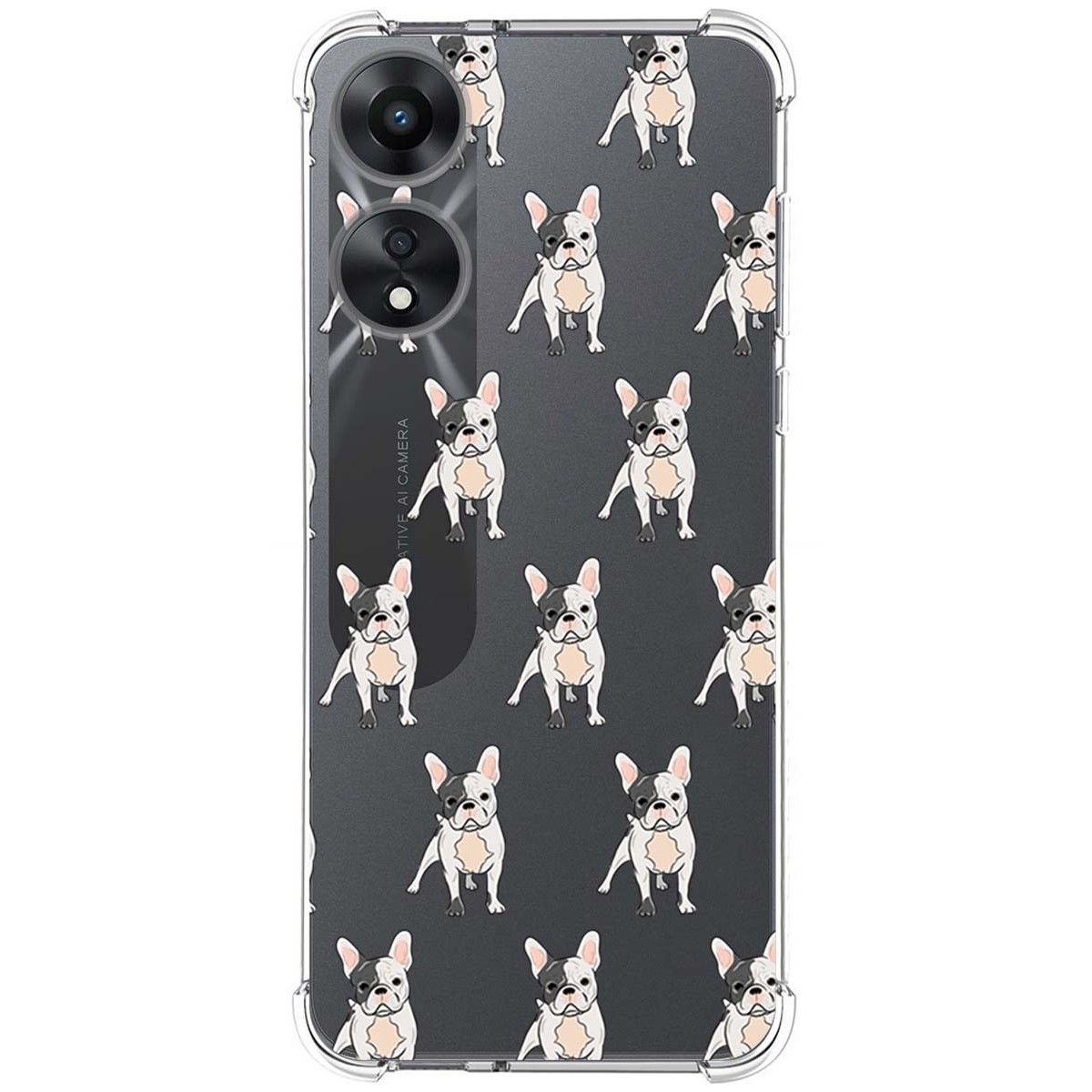 Funda Silicona Antigolpes para Oppo A78 5G diseño Perros 12 Dibujos