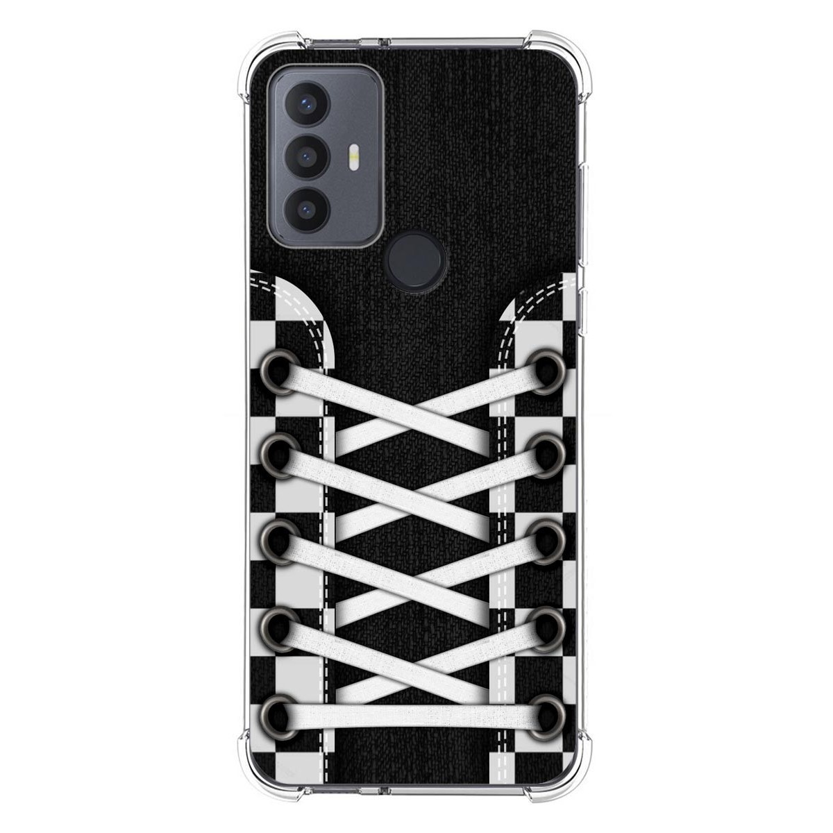 Funda Silicona Antigolpes para TCL 30 SE / 30E / 306 4G diseño Zapatillas 03 Dibujos