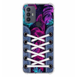 Funda Silicona Antigolpes para TCL 30 SE / 30E / 306 4G diseño Zapatillas 07 Dibujos