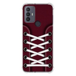 Funda Silicona Antigolpes para TCL 30 SE / 30E / 306 4G diseño Zapatillas 17 Dibujos