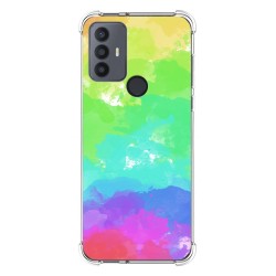 Funda Silicona Antigolpes para TCL 30 SE / 30E / 306 4G diseño Acuarela 03 Dibujos