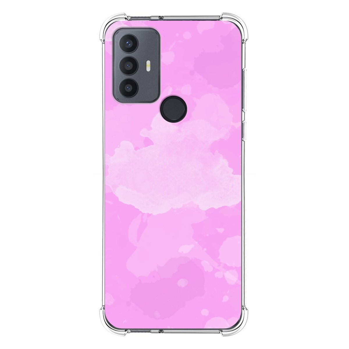 Funda Silicona Antigolpes para TCL 30 SE / 30E / 306 4G diseño Acuarela 04 Dibujos