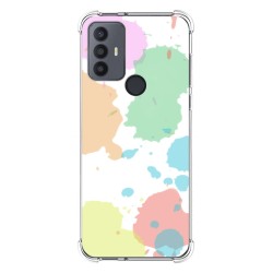 Funda Silicona Antigolpes para TCL 30 SE / 30E / 306 4G diseño Acuarela 05 Dibujos