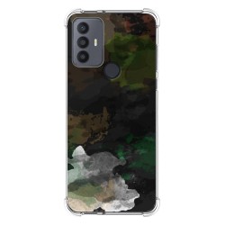 Funda Silicona Antigolpes para TCL 30 SE / 30E / 306 4G diseño Acuarela 12 Dibujos
