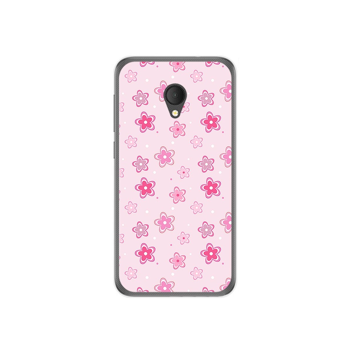 Funda Gel Tpu para Alcatel U5 Hd / U5 Hd Premium Diseño Flores Dibujos