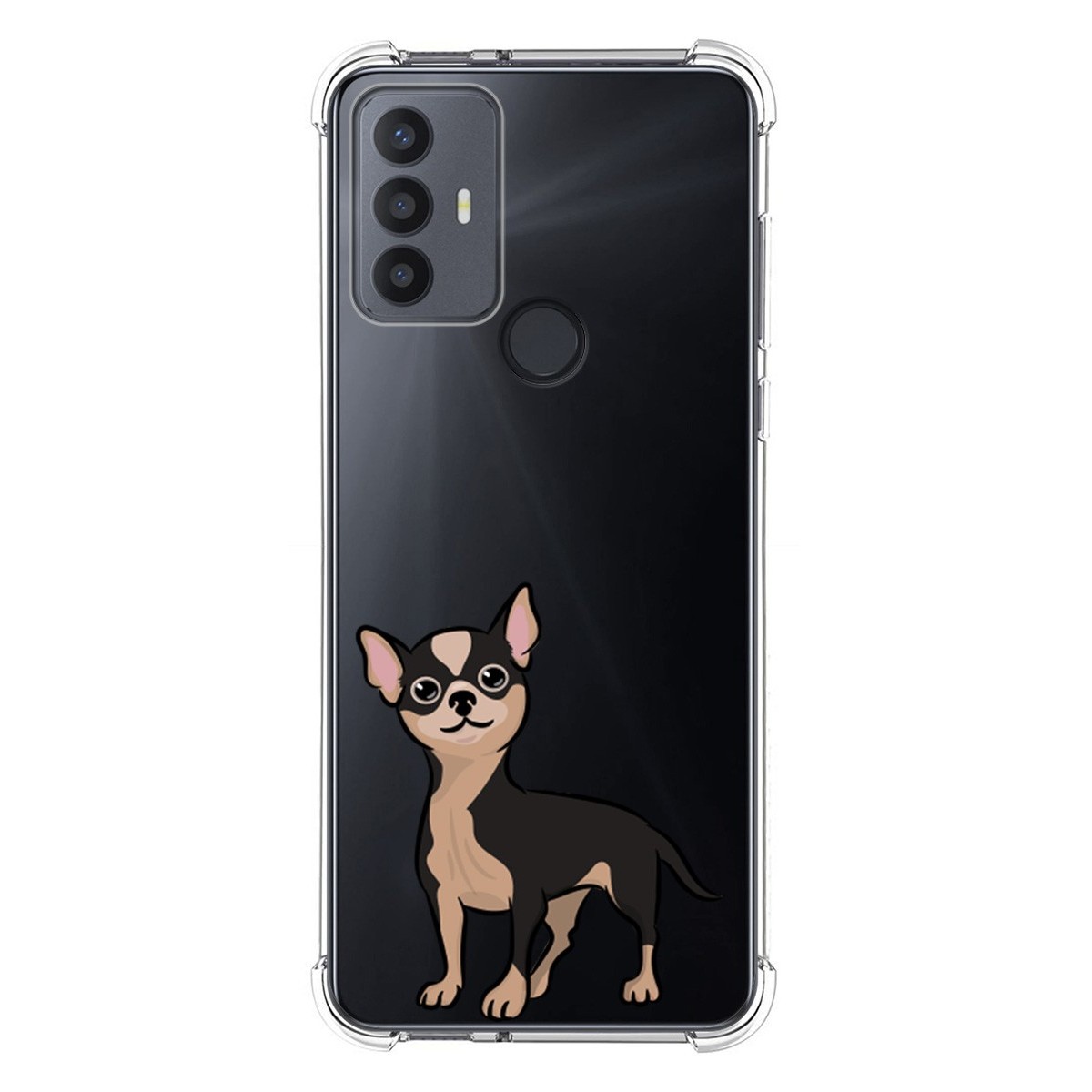 Funda Silicona Antigolpes para TCL 30 SE / 30E / 306 4G diseño Perros 05 Dibujos