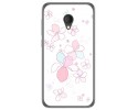 Funda Gel Tpu para Alcatel U5 Hd / U5 Hd Premium Diseño Flores Minimal Dibujos