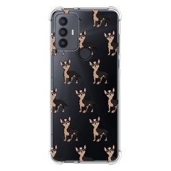 Funda Silicona Antigolpes para TCL 30 SE / 30E / 306 4G diseño Perros 11 Dibujos