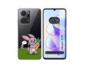 Funda Silicona Transparente para Huawei Honor X7a diseño Conejo Dibujos