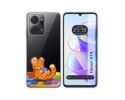 Funda Silicona Transparente para Huawei Honor X7a diseño Leopardo Dibujos