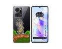 Funda Silicona Transparente para Huawei Honor X7a diseño Mono Dibujos