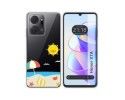 Funda Silicona Transparente para Huawei Honor X7a diseño Playa Dibujos