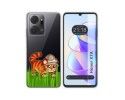 Funda Silicona Transparente para Huawei Honor X7a diseño Tigre Dibujos