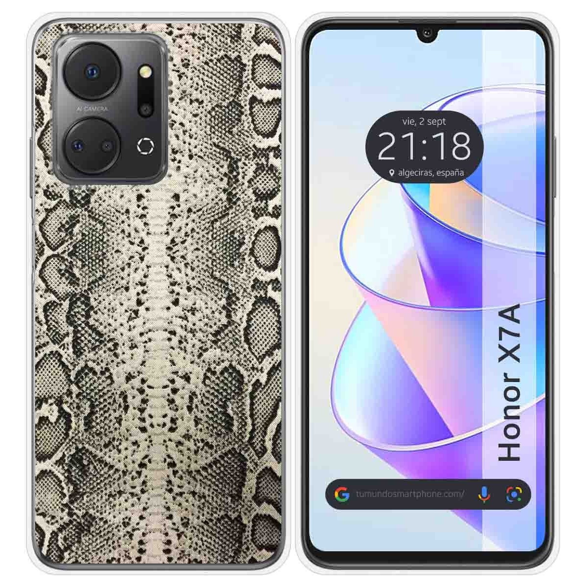 Funda Silicona para Huawei Honor X7a diseño Animal 01 Dibujos