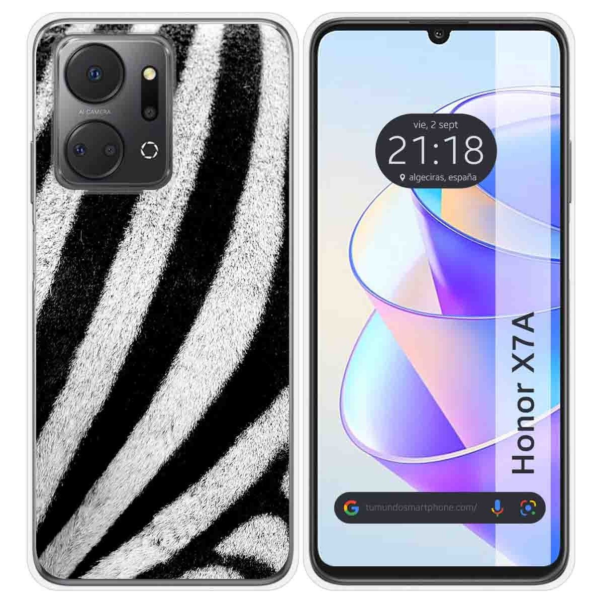 Funda Silicona para Huawei Honor X7a diseño Animal 02 Dibujos