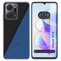 Funda Silicona para Huawei Honor X7a diseño Cuero 02 Dibujos