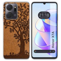 Funda Silicona para Huawei Honor X7a diseño Cuero 03 Dibujos