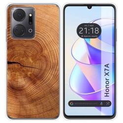 Funda Silicona para Huawei Honor X7a diseño Madera 04 Dibujos