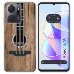 Funda Silicona para Huawei Honor X7a diseño Madera 11 Dibujos