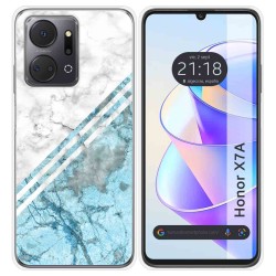 Funda Silicona para Huawei Honor X7a diseño Mármol 02 Dibujos