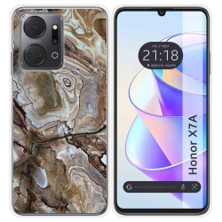 Funda Silicona para Huawei Honor X7a diseño Mármol 14 Dibujos