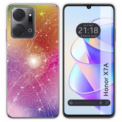 Funda Silicona para Huawei Honor X7a diseño Abstracto Dibujos