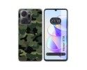Funda Silicona para Huawei Honor X7a diseño Camuflaje Dibujos