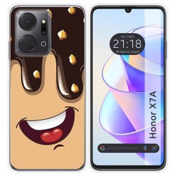 Funda Silicona para Huawei Honor X7a diseño Helado Chocolate Dibujos